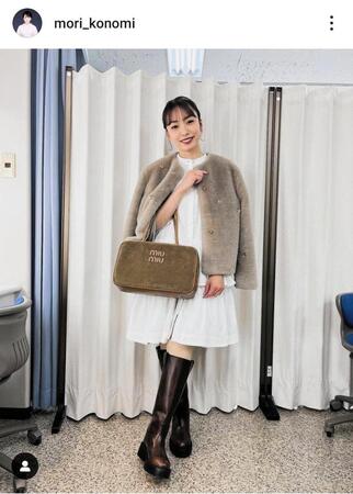 　杜このみのインスタグラム（＠ｍｏｒｉ＿ｋｏｎｏｍｉ）から