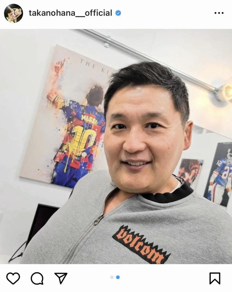 　貴乃花光司氏のインスタグラム＠ｔａｋａｎｏｈａｎａ＿ｏｆｆｉｃｉａｌより