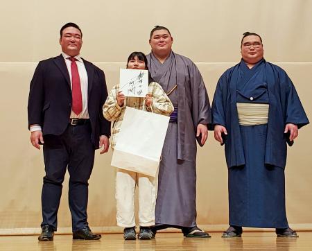 大の里、地元ファンに感謝　阿見町報告会で交流深める