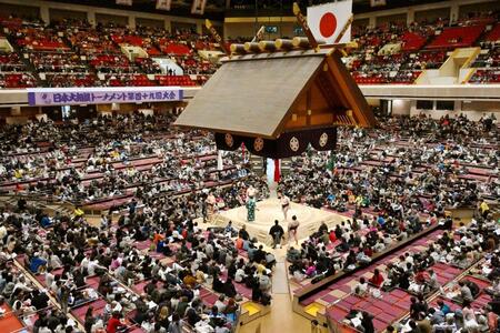 　フジテレビが放送を取りやめる中、開催された大相撲のトーナメント大会