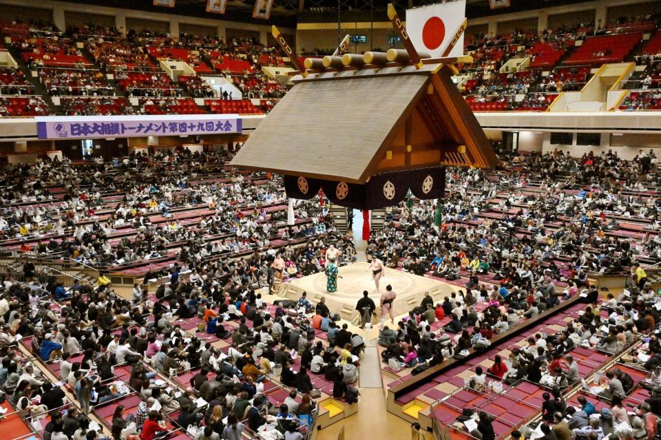 　フジテレビが放送を取りやめる中、開催された大相撲のトーナメント大会