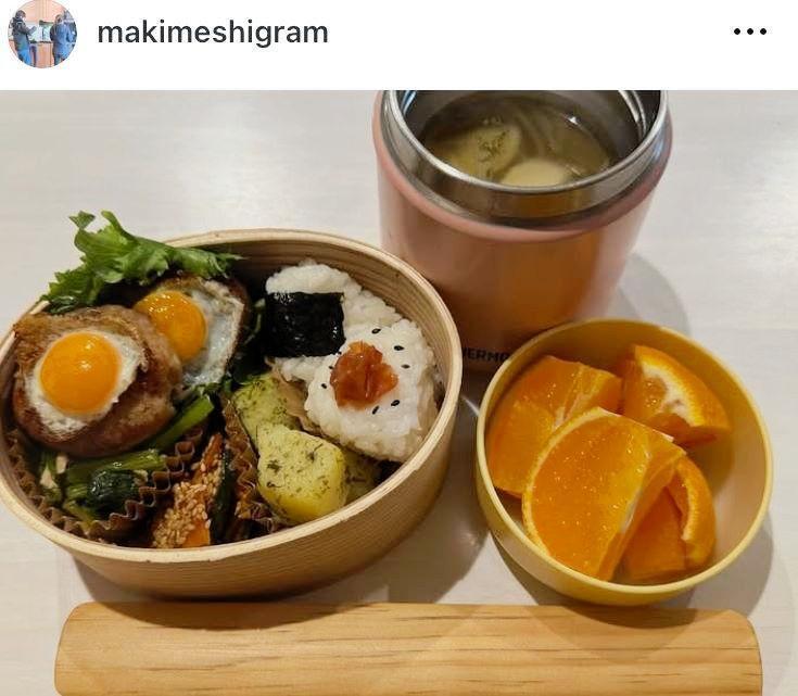 「まき」さんのインスタグラム＠ｍａｋｉｍｅｓｈｉｇｒａｍ（１月３１日付）より