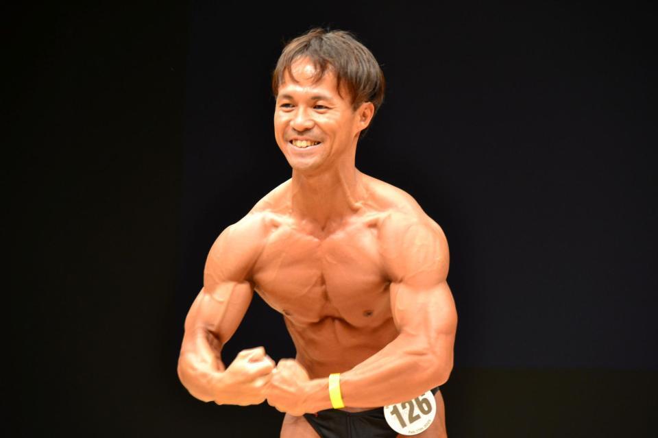 迫力満点のボディビル部門
