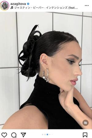 　ザギトワのインスタグラム＠ａｚａｇｉｔｏｖａより