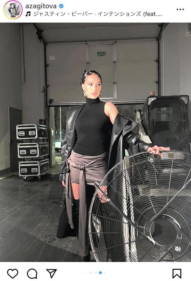 　ザギトワのインスタグラム＠ａｚａｇｉｔｏｖａより