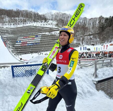 　自身の持つＷ杯個人出場のギネス記録を更新した葛西紀明