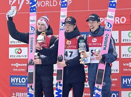 小林陵侑が逆転Ｖ　復活２連勝に「うれしいっす」　歴代単独７位の通算３４勝　今月末の世界選手権初Ｖへ弾み