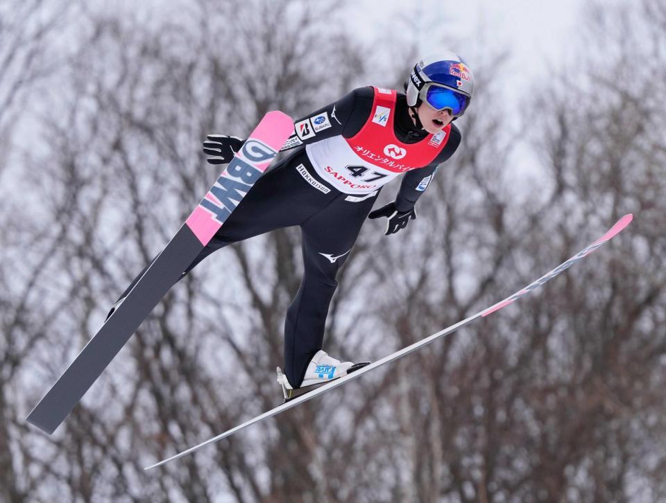 　Ｗ杯ジャンプ男子個人第２３戦で２戦連続優勝を果たした小林陵侑