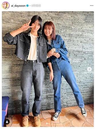 　大友愛さんのインスタグラム（ａｉ＿ｄａｙｏｏｏｎ）より