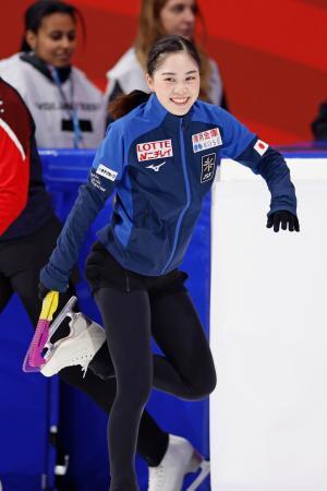 吉田陽菜、五輪会場で公式練習　ミラノでテスト大会