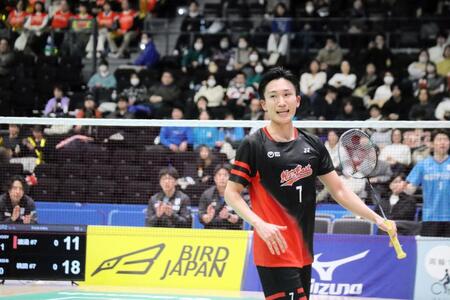 バド桃田賢斗 約4カ月ぶり実戦で勝利「粘り切れた」昨年11月引退示唆も今後「まだ決まっていない」