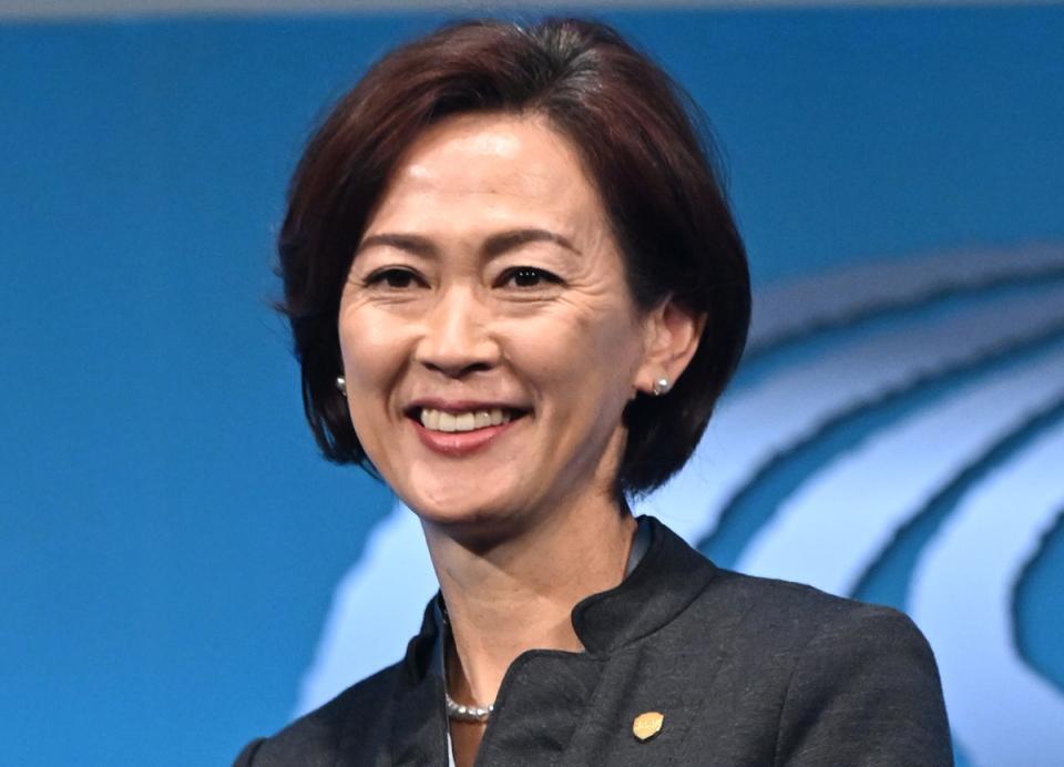 　有森裕子氏（２０２３年１２月撮影）