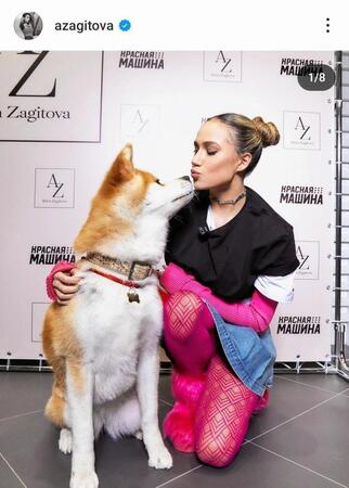 　ザギトワのインスタグラム（＠ａｚａｇｉｔｏｖａ）から