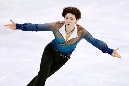 １６歳中田璃士、逆転で初優勝　フィギュア世界ジュニア