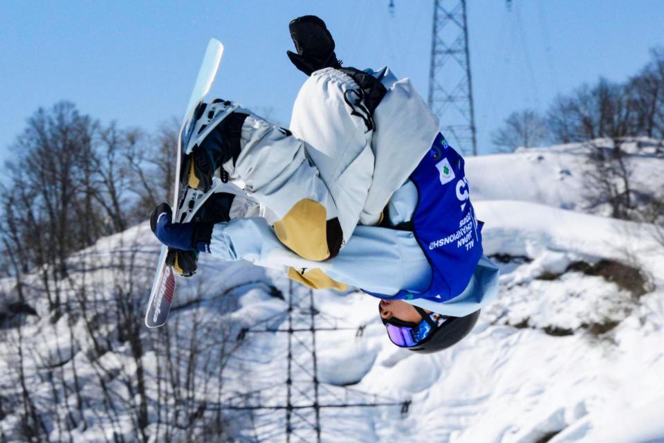 　男子ハーフパイプで決勝に進んだ平野流佳