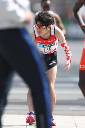 　日本人トップでフィニッシュした市山翼（代表撮影）