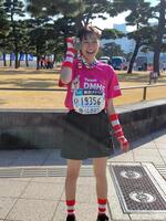 　東京マラソンを走った高田夏帆