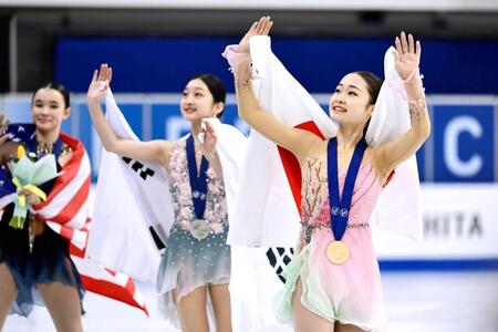 島田麻央　史上初ジュニア３連覇　シニア含め今季フリー世界最高の１５６．１６点　２位と４０点差で異次元の強さ証明