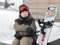 　点数の発表を待つ長谷川