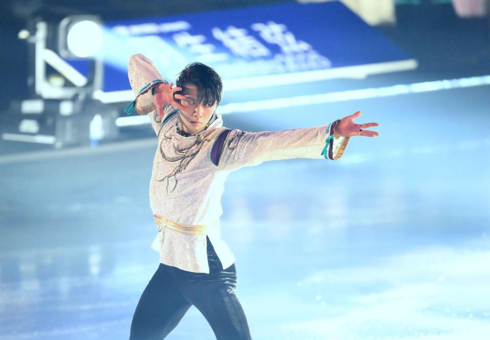 　アイスショー「ｎｏｔｔｅ　ｓｔｅｌｌａｔａ　２０２５」を開催した羽生結弦さん（撮影・堀内翔）