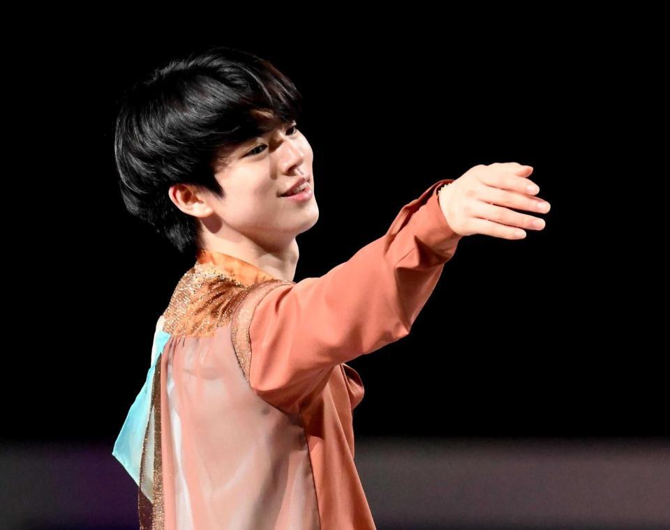 　チャ・ジュンファン選手＝２０２３年３月撮影　世界フィギュアスケート選手権エキシビションより　チャ・ジュンファン選手