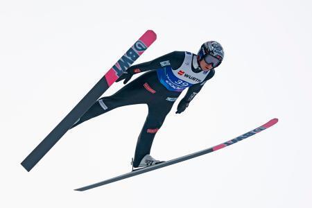 　ノルディックスキーの世界選手権ジャンプ男子個人ラージヒルで、スーツの規定違反で失格となったノルウェーのマリウス・リンビク＝トロンヘイム（共同）