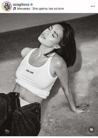 　ザギトワのインスタグラム＠ａｚａｇｉｔｏｖａより