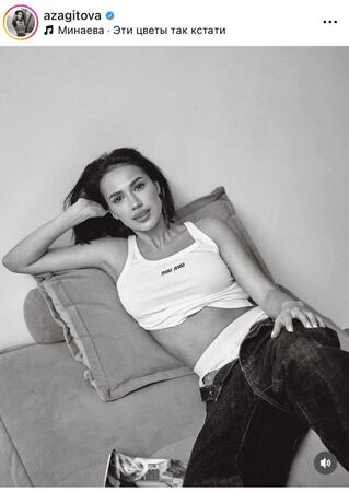 　ザギトワのインスタグラム＠ａｚａｇｉｔｏｖａより