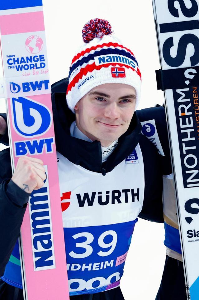 　ノルディックスキーの世界選手権ジャンプ男子個人ラージヒルで、スーツの規定違反で失格となったノルウェーのマリウス・リンビク