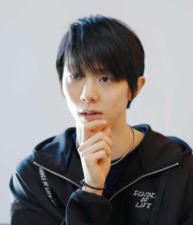 　東日本大震災について思いを語る羽生結弦さん