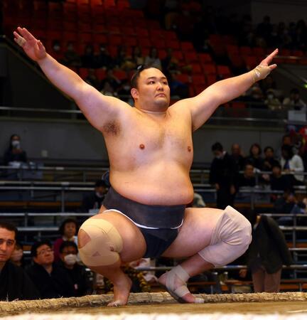 　朝乃山（撮影・山口登）