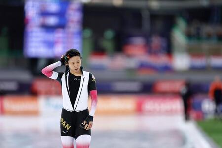 　女子１５００メートルで４位となった高木美帆