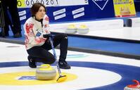 　１次リーグのイタリア戦でプレーする日本代表フォルティウスの吉村