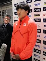 　世界室内選手権に出場する泉谷