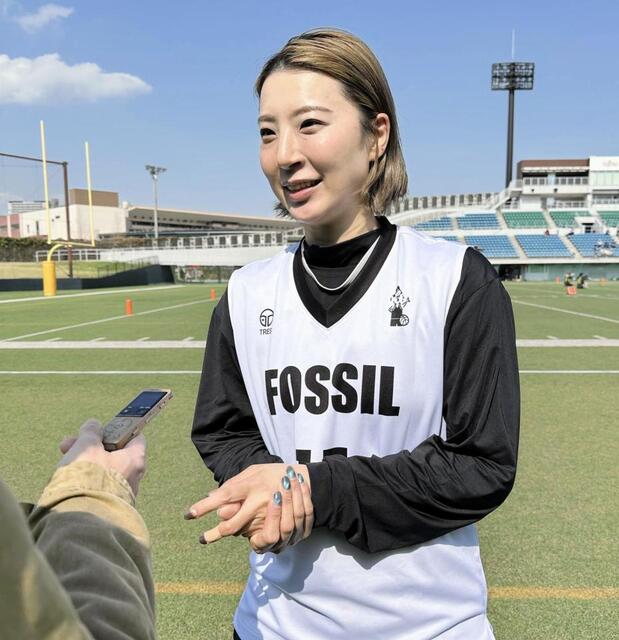 元バスケ女子代表・栗原三佳 フラッグフットボールの「奥深さ知れた