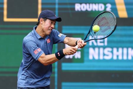 錦織圭は２回戦の途中に棄権　米男子クレーコート選手権