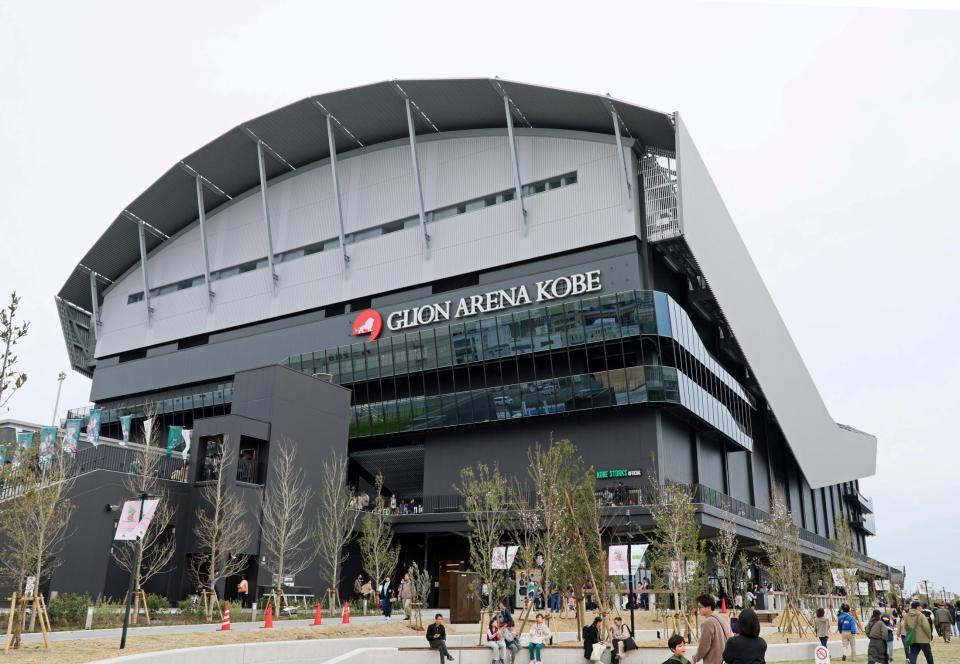 ジーライオンアリーナ神戸外観（撮影・立川洋一郎）
