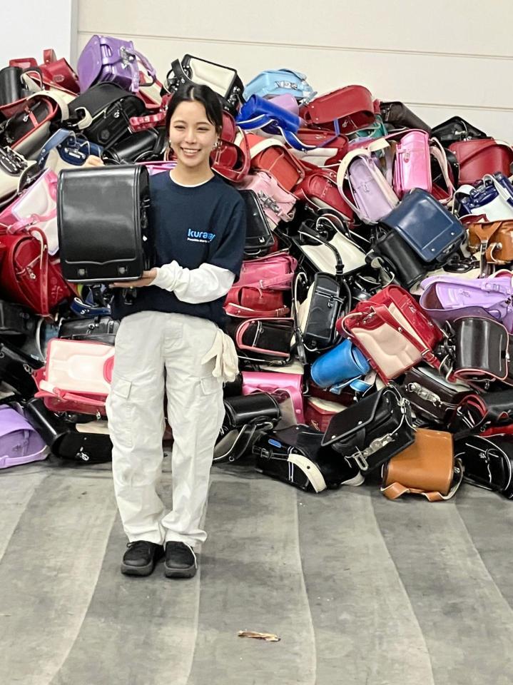 　クラレの社会貢献活動に参加した高梨沙羅