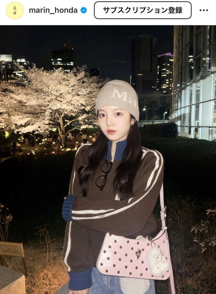 本田真凜インスタグラム（ｍａｒｉｎ＿ｈｏｎｄａ）より
