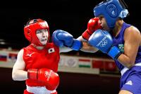 　東京五輪のボクシング・女子フライ級２回戦に出場した並木月海