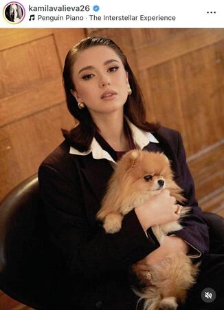 ワリエワのインスタグラム＠ｋａｍｉｌａｖａｌｉｅｖａ２６より