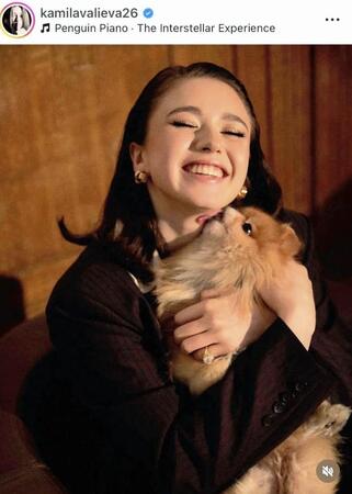 ワリエワのインスタグラム＠ｋａｍｉｌａｖａｌｉｅｖａ２６より