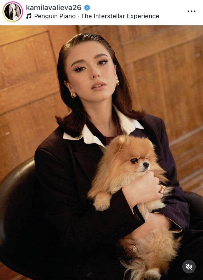 ワリエワのインスタグラム＠ｋａｍｉｌａｖａｌｉｅｖａ２６より