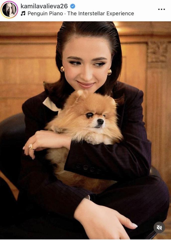 ワリエワのインスタグラム＠ｋａｍｉｌａｖａｌｉｅｖａ２６より