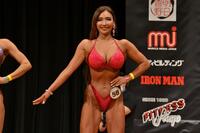 　圧巻のプロポーションを誇る横田選手