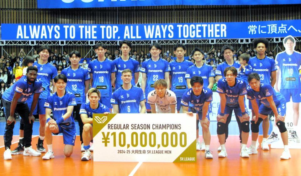 　レギュラーシーズンで優勝を果たした大阪Ｂ