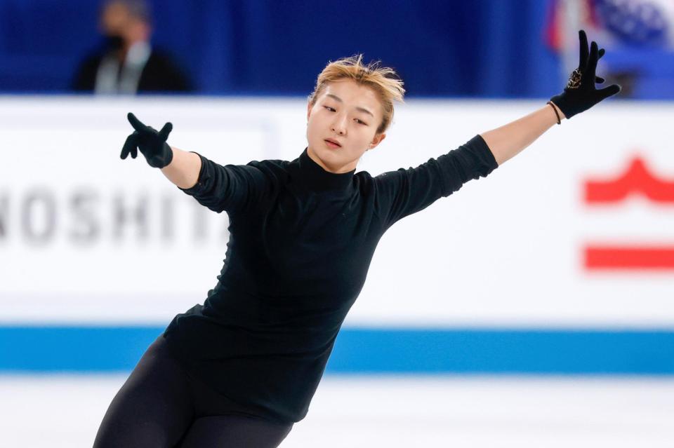 　調整する坂本花織