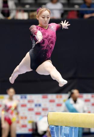 宮田笙子、最終班残して８位　全日本体操、高崎で開幕