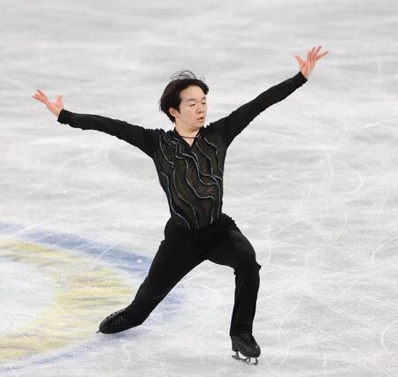 鍵山優真がＳＰ９３・７３点で４位　今大会から投入の４回転フリップで転倒　マリニンが圧巻首位