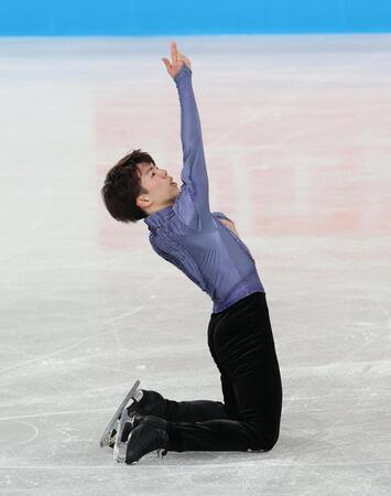 　華麗な演技を披露した佐藤駿（撮影・佐々木彰尚）